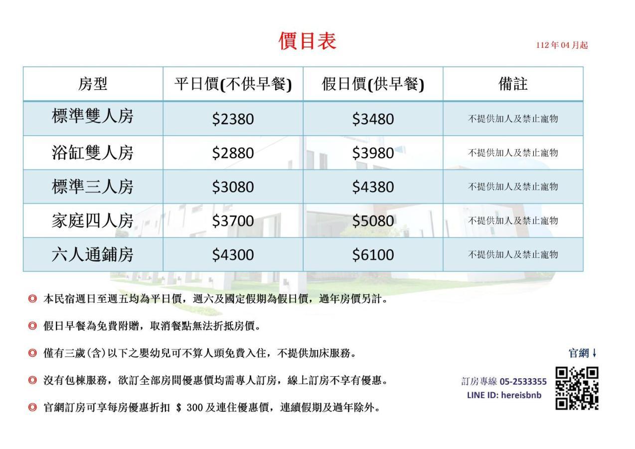 Here Homestay Zhongpu Eksteriør bilde